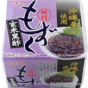 冷蔵】 味付もずく玄米黒酢 180g(60g x 3個) Green Beans | グリーン