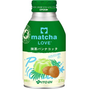 伊藤園 matcha LOVE 抹茶ココナッツパンナコッタ 270g Green Beans