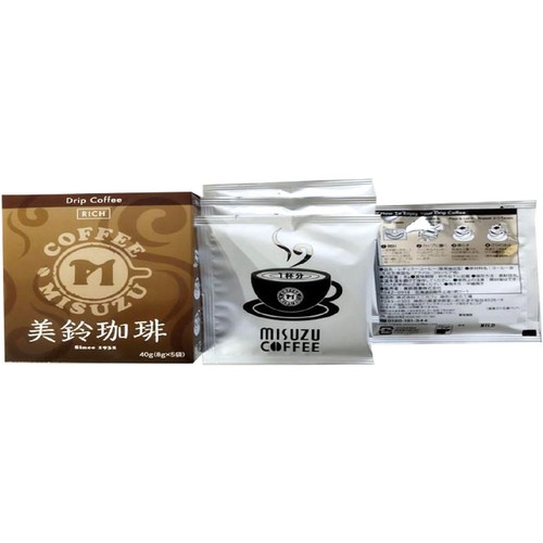美鈴コーヒー 美鈴ドリップ 珈琲 リッチ 5袋入