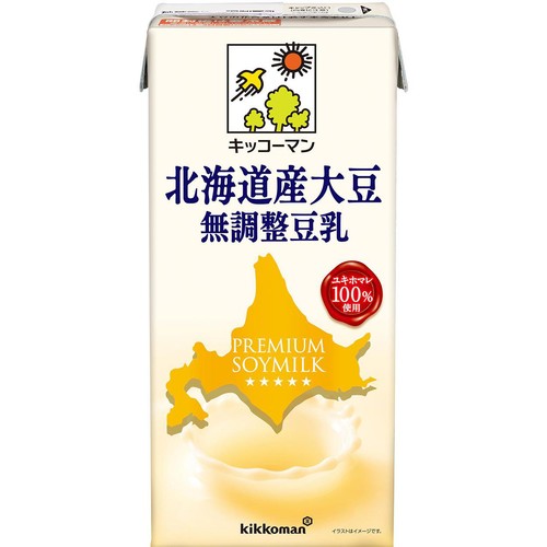キッコ−マン 北海道産大豆 無調整豆乳 1000ml