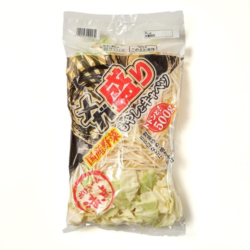 サラダコスモ メガ盛りもやしとキャベツ 500g Green Beans | グリーン