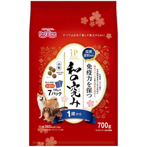 【ペット用】 ペットライン 【国産】JPスタイル 和の究み 1歳からの犬用 700g