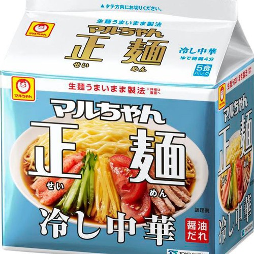 マルちゃん 正麺 冷し中華 5食パック 118gX5
