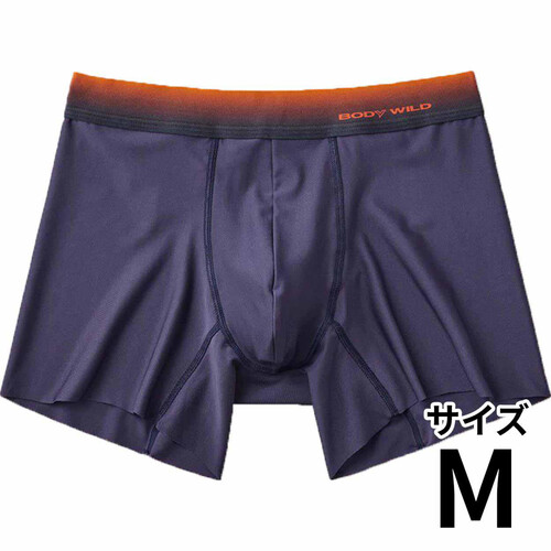 グンゼ BODY WILD EZXボクサー グラデーション M ネービーブルー