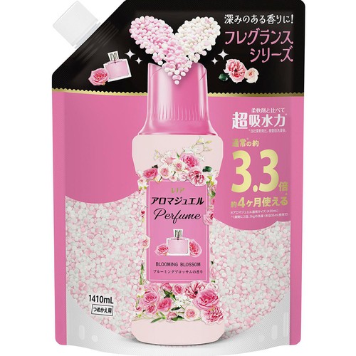P&G レノアアロマジュエル ブルーミングブロッサムの香り つめかえ用 超特大サイズ 香り付けビーズ 1410mL