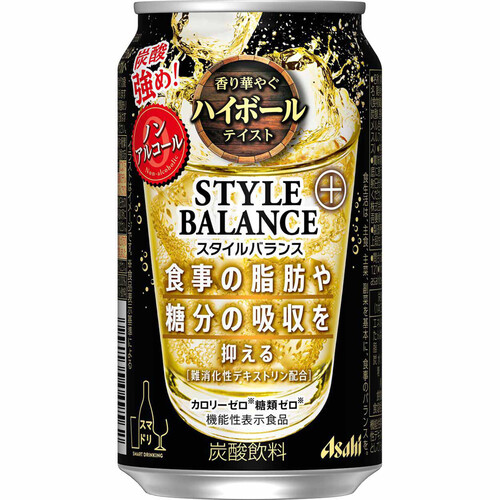 アサヒ スタイルバランス 香り華やぐハイボールテイスト 350ml Green