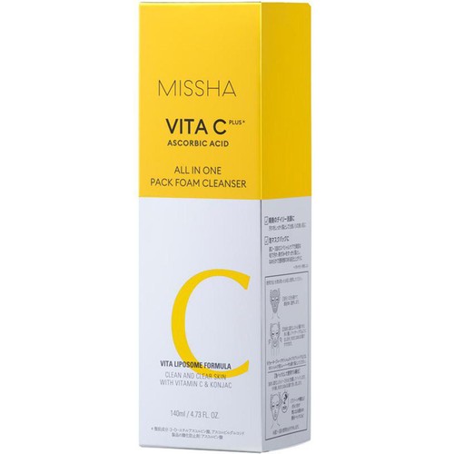 ミシャ ビタシープラス 泡マスク洗顔 140ml