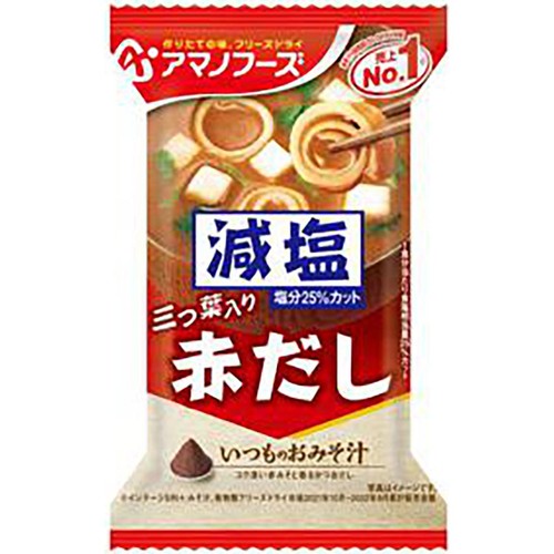 アマノフーズ 減塩いつものおみそ汁プラス1 11袋