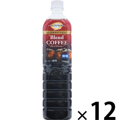 ブレンドコーヒー微糖＜ケース＞ 900ml x 12本 トップバリュベストプライス