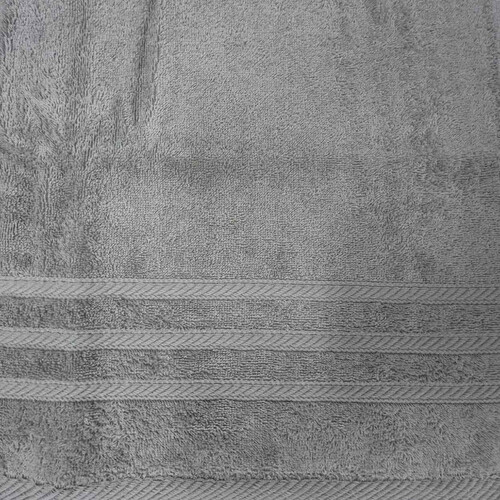 オーガニックコットン バスタオル 2枚セット 約60 x 120cm グレー