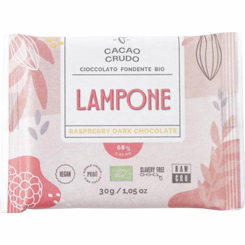 カカオクルード オーガニックダークローチョコレート ラズベリー 30g
