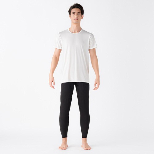 PEACE FIT(ピースフィット) COOL 接触冷感半袖クルーネックシャツ 紳士 シロ M トップバリュ