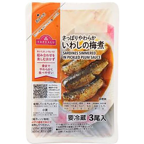 いわしの梅煮 3尾 トップバリュ
