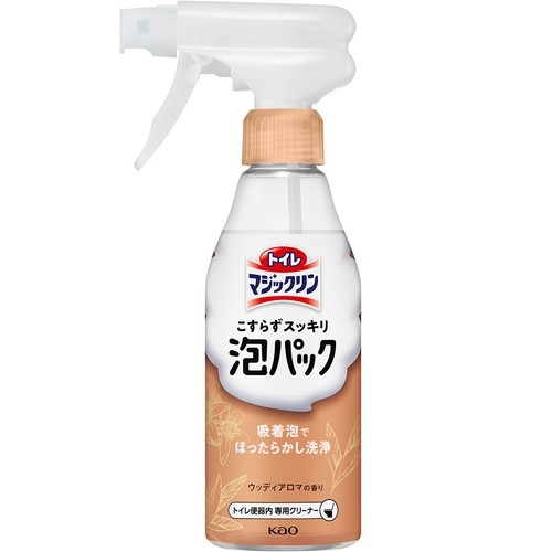 花王 トイレマジックリン こすらずスッキリ泡パック ウッディアロマの香り 本体 300ml