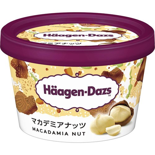 ハーゲンダッツ ミニカップ マカデミアナッツ 110ml Green Beans