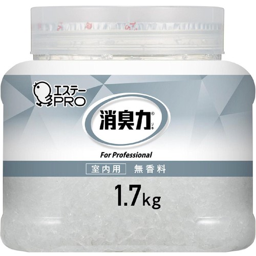 エステーPRO 消臭力 業務用 クラッシュゲル 室内用 本体 無香料 1.7kg