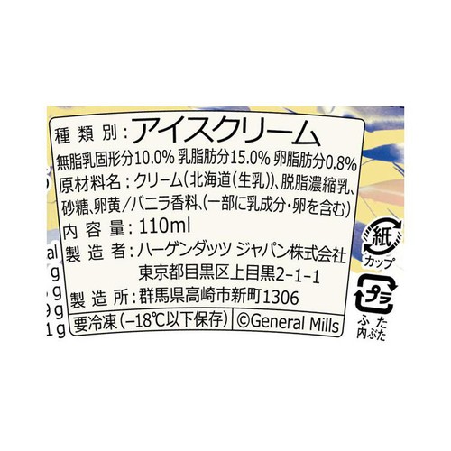 ハーゲンダッツ ミニカップ バニラ 110ml