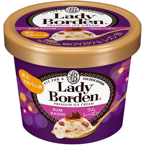 ロッテ レディーボーデン ミニカップ ラムレーズン 120ml