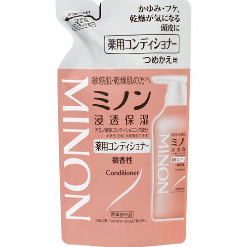 ミノン 薬用コンディショナー つめかえ用(380ml)×2 - ヘアケア