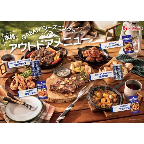 ハウス食品 GABAN ギャバン 岩塩&ペパー 缶 90g