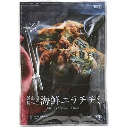 Z's Menu 釜山で食べた海鮮ニラチヂミ 【冷凍】 1人前 (270g)