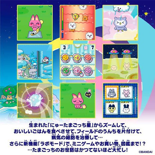 バンダイ たまごっち TamagotchiParadise PurpleSky 6才以上 Green