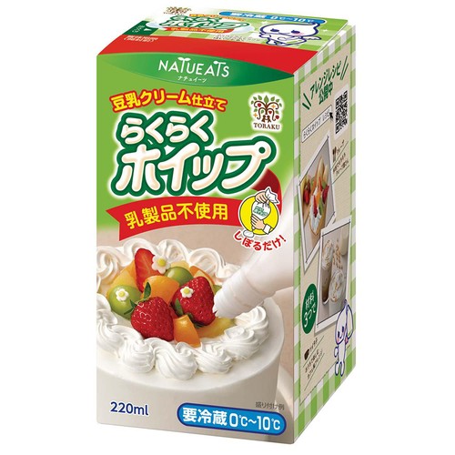 トーラク らくらくホイップ豆乳クリーム仕立て 220ml