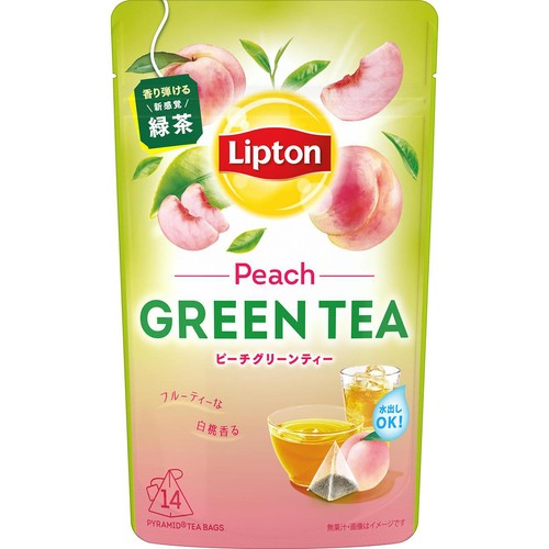 リプトン ピーチグリーンティー ティーバッグ 14袋入