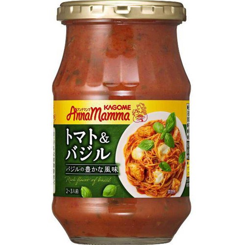 カゴメ アンナマンマ トマト&バジル 330g