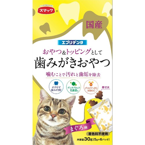 【ペット用】 スマック エブリデンタ まぐろ味 5g x 6袋入り