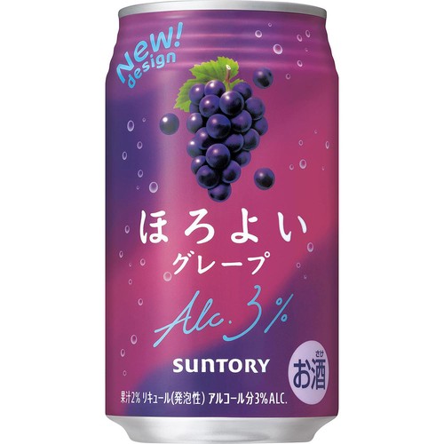 【3%】 サントリー ほろよい グレープ 350ml