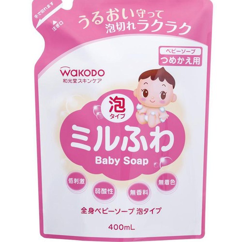 和光堂 ミルふわ 全身ベビーソープ泡タイプ 詰替 400ml