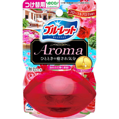 小林製薬 液体ブルーレット おくだけアロマ つけ替用 フローラルアロマの香り 70mL Green Beans グリーンビーンズ by AEON