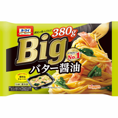 ニップン オーマイ Bigバター醤油【冷凍】 380g