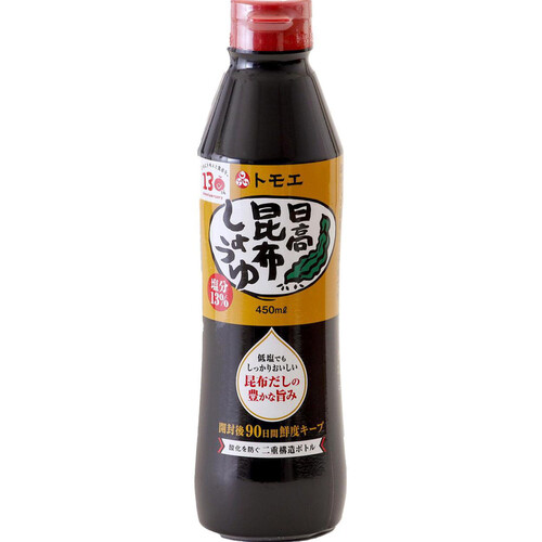 福山醸造 日高昆布しょうゆ 450ml