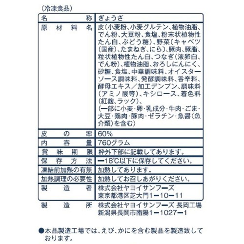 ヤヨイサンフーズ 使いたい分だけ! 焼き目付餃子19【冷凍】 760g (40個入)