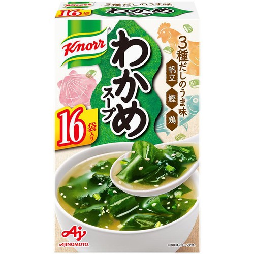 味の素 クノール わかめスープ 16袋入