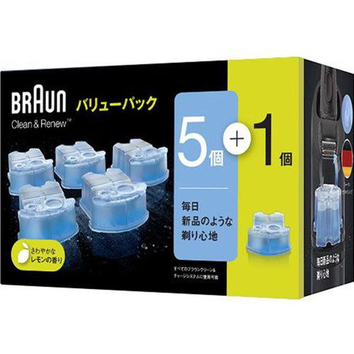 ブラウン クリーン&リニューカートリッジ 170mL 5個+1個 CCR5CR