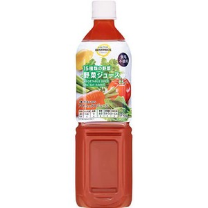 15種類の野菜野菜ジュース 食塩不使用 900g トップバリュベスト