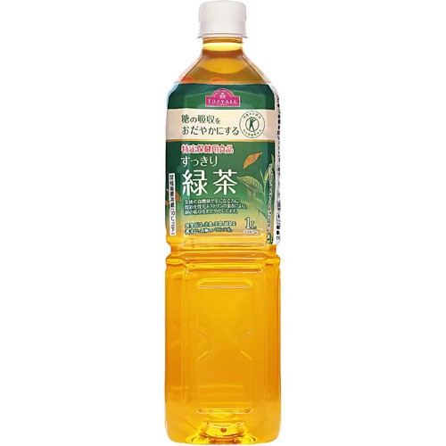 特保 すっきり緑茶 1000ml トップバリュ