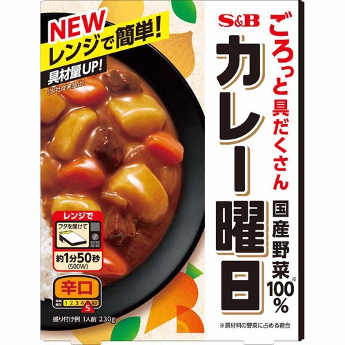 エスビー食品 カレー曜日 辛口 230g