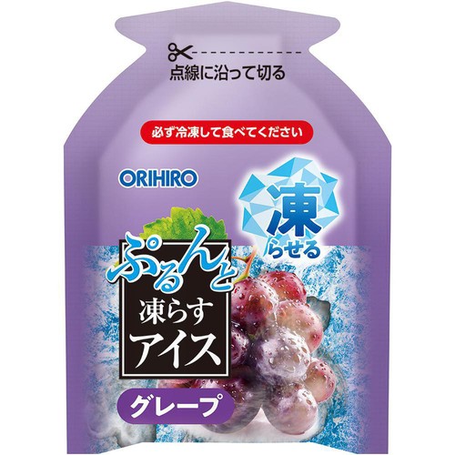 オリヒロ ぷるんと凍らすアイス みかん + グレープ 12個 Green Beans