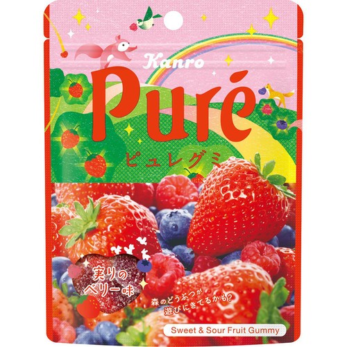 カンロ ピュレグミ 実りのベリー味 52g