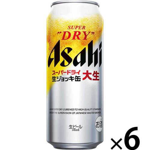 アサヒ SD生ジョッキ缶 大生 485ml x 6本