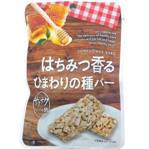 エバートラストジャパン はちみつ香るひまわりの種バー 40g