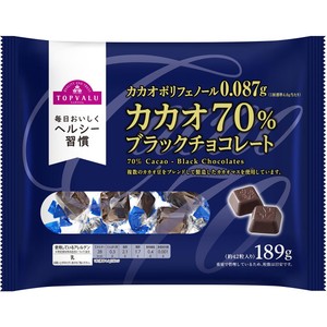 カカオ70%ブラックチョコレート 189g トップバリュ Green Beans
