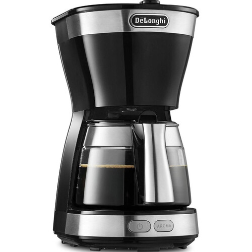 【お取り寄せ商品】 DeLonghi デロンギ アクティブ ドリップコーヒーメーカー ブラック ICM12011JBK