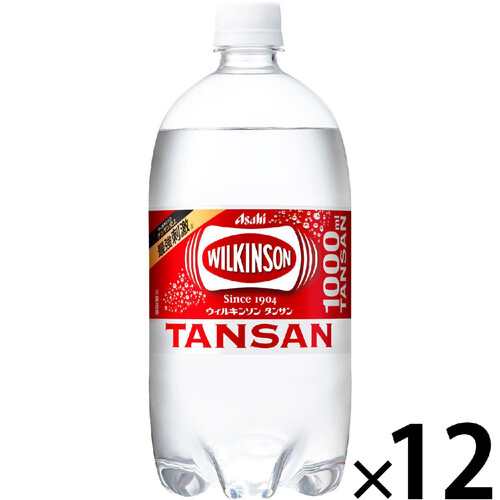 アサヒ飲料 ウィルキンソンタンサン 1ケース 1000ml x 12本
