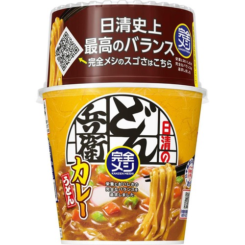 日清食品 完全メシ 日清のどん兵衛 カレーうどん 112g