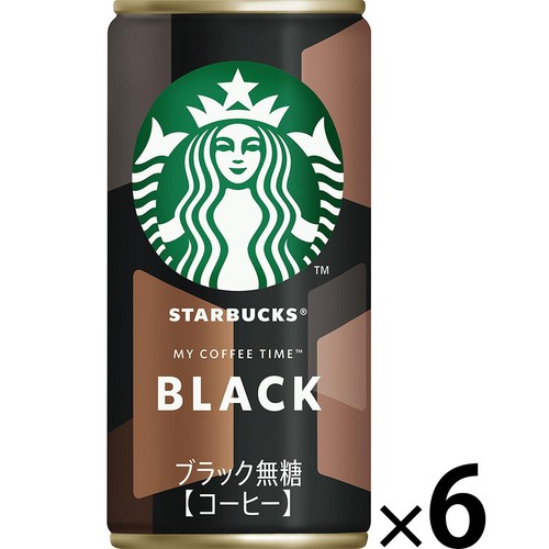 サントリー スターバックス MY COFFEE TIME ブラック 185g x 6本 Green
